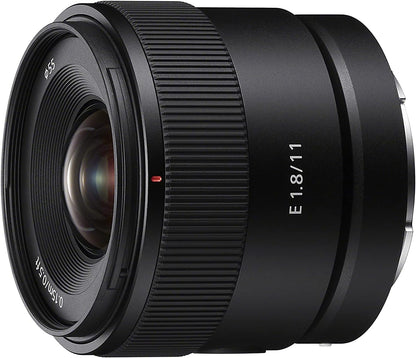 Sony SEL11F18 E 11mm F1.8 APS-C Wide Angle Lens