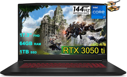 MSI Katana GF76 RTX 3050 Ti Gaming Laptop