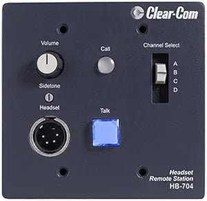 Clear-Com HB-704 4-Channel Headset Station Console — main product image