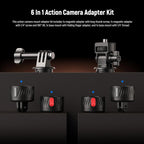 Neewer GP-24 Magnetic Action Camera Mount Kit