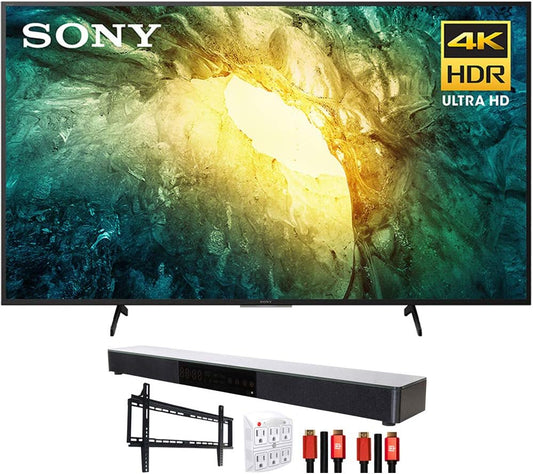 Sony E2SNKD75X750H 75-Inch 4K UHD TV Soundbar Bundle