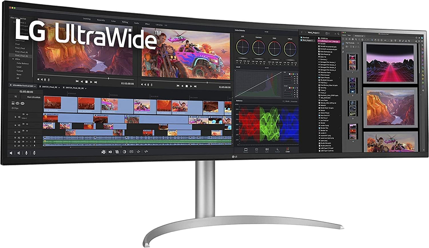 LG 49WQ95C-W 49" UltraWide DQHD Curved Monitor