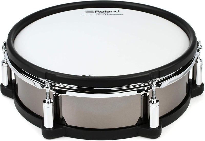 Roland PD-128-BC V-Drum 12-Inch Electronic Pad Black Chrome — main product image