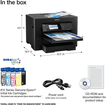 Epson WF-7840 Workforce Pro Wireless Wide-Format Printer
