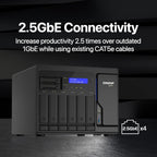 QNAP TS-h886-D1602-8G-US 8-Bay Xeon NAS 2.5GbE