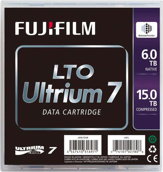 Fujifilm 16456574 LTO Ultrium 7 Data Cartridge