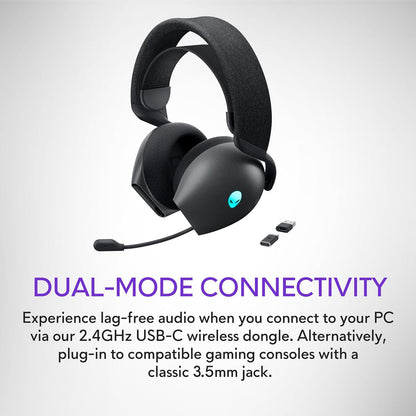 Alienware AW720H Dual-Mode Wireless Gaming Headset Dolby Atmos