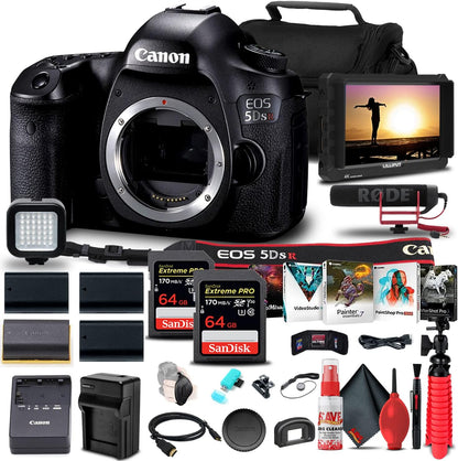 Canon 0582C002 EOS 5DS R DSLR Camera Bundle Renewed