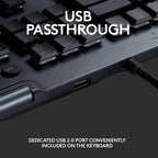Logitech G815 LIGHTSYNC RGB Clicky Mechanical Keyboard (Renewed)