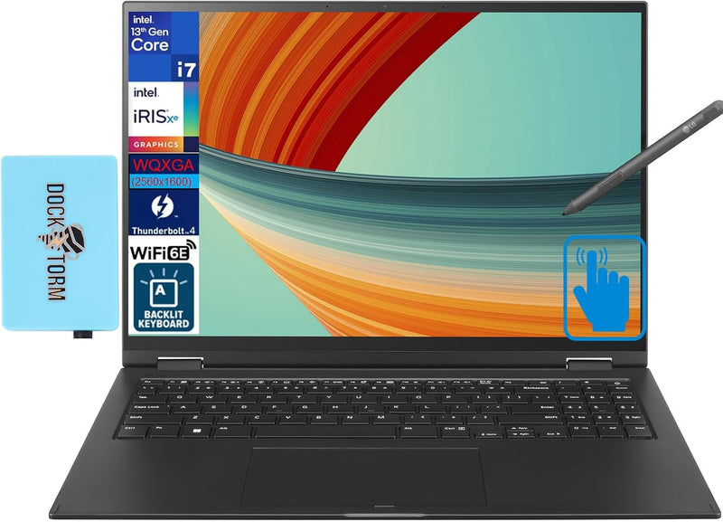 LG Gram 16-Inch 2-in-1 i7 Touchscreen Laptop with 2TB SSD — main product image