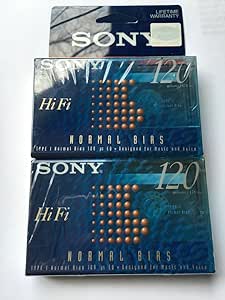 Sony C120HFR/2 120 Minute HF Audio Cassette Tape
