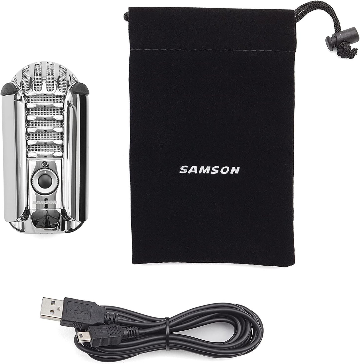 Samson SAMTRBR Meteor Mic USB Studio Microphone - Titanium Black/Red