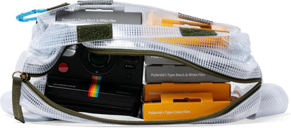 Polaroid 6305 Ripstop Clear Crossbody Essentials Bag