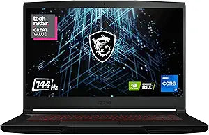 MSI GF63 11260 Gaming Laptop, RTX 3050 Ti, 144Hz