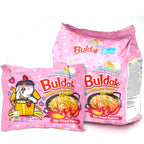 Samyang Buldak Spicy Ramen - Korean Hot Chicken Noodle, Carbonara, 10-Pack