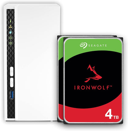 QNAP TS-233-24ST-US 4TB Home NAS RAID Bundle