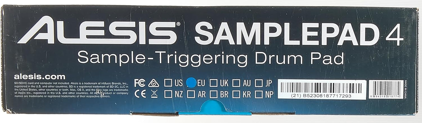 Alesis Sample Pad 4 Compact Percussion Sampling Instrument