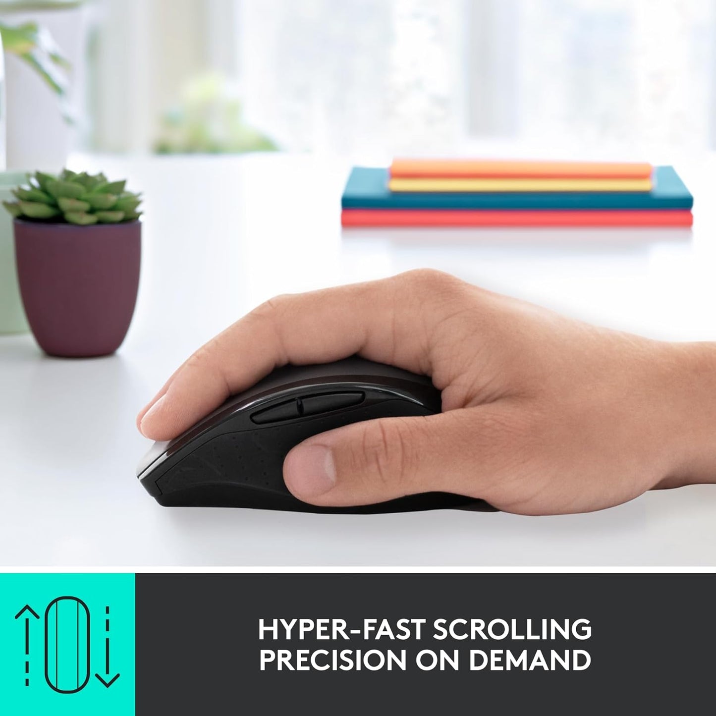 Logitech 910-006033 M705 Marathon Wireless Mouse Black