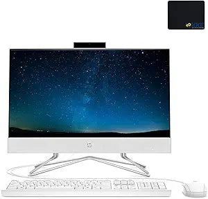 HP AIO Touchscreen 23.8" FHD All-in-One - White