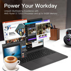 HP 255-G10 Ryzen 3 Business Laptop Bundle - 16GB/1TB