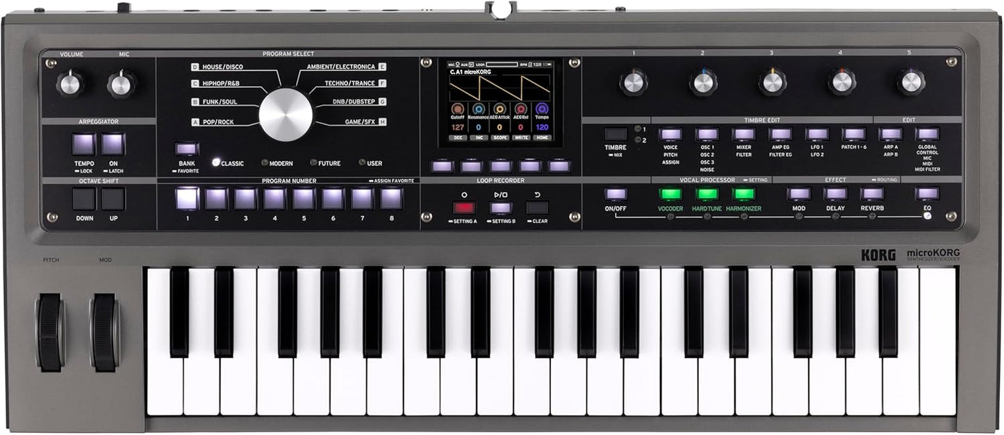Korg MICROKORG2 Synthesizer Vocoder Keyboard