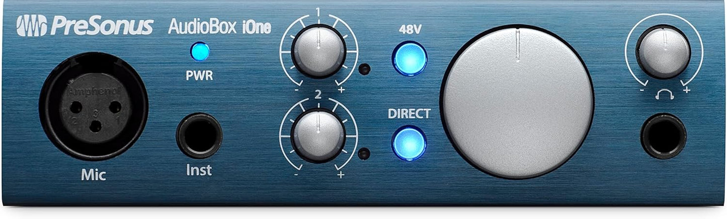 PreSonus AudioBox iOne USB Audio Interface - Studio One Artist