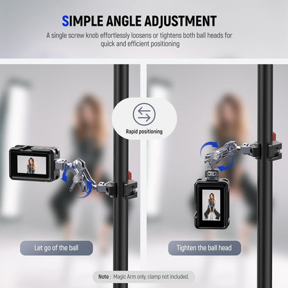 Neewer UA071 Lightweight Magic Arm with Anti-Twist Pin