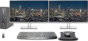 HP ASIHLAMZ569-cr EliteDesk i7 Dual Monitors Renewed