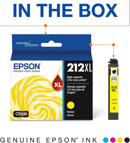 Epson T212XL420-S High Capacity Yellow Ink Cartridge
