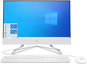 HP 22-DF Celeron All-in-One Desktop PC — main product image