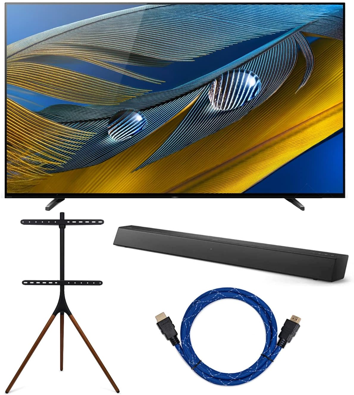 Sony BRAVIA XR A80J 77" 4K OLED TV Bundle