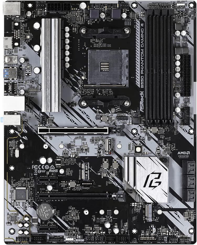 ASRock B550 PHANTOM GAMING 4 AMD Ryzen Motherboard