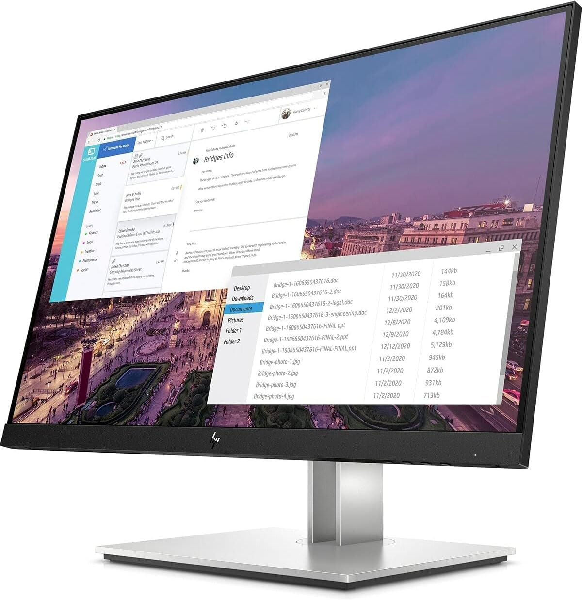 HP E23 G4 23" Business Monitor - Full HD IPS (Renewed)