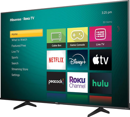 Hisense 85A6NR 85-Inch 4K UHD Roku Smart TV - 2024 Model