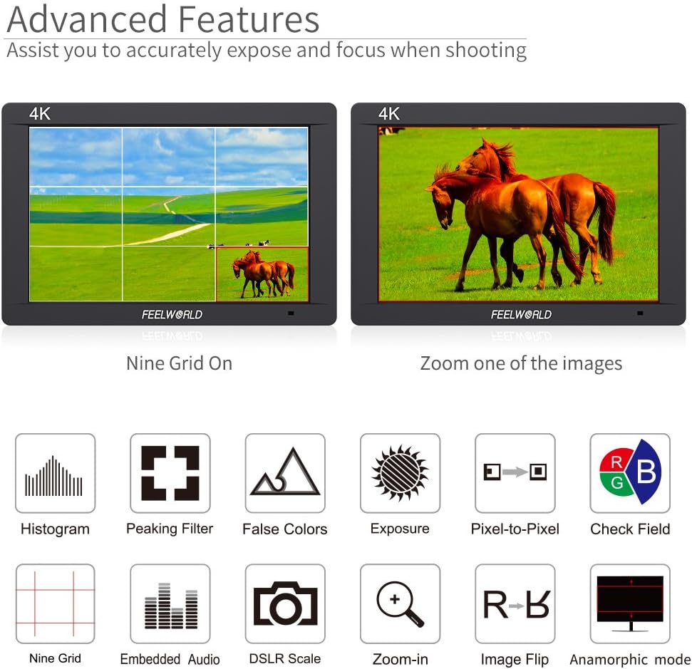 FEELWORLD FW703 7" 3G SDI 4K HDMI Monitor