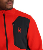 Spyder Bandit Hybrid Full Zip Mid Layer Jacket