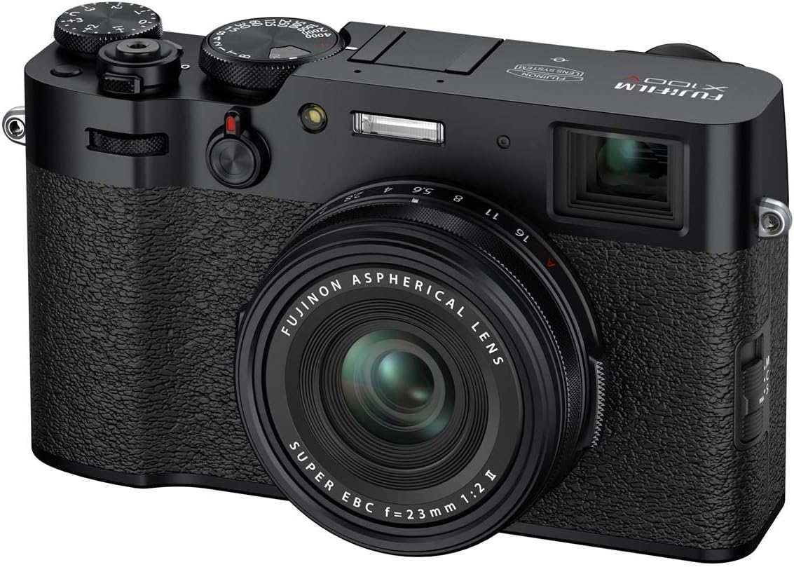 Fujifilm 16643000 X100V Black Digital Camera - 26.1MP, 4K Video