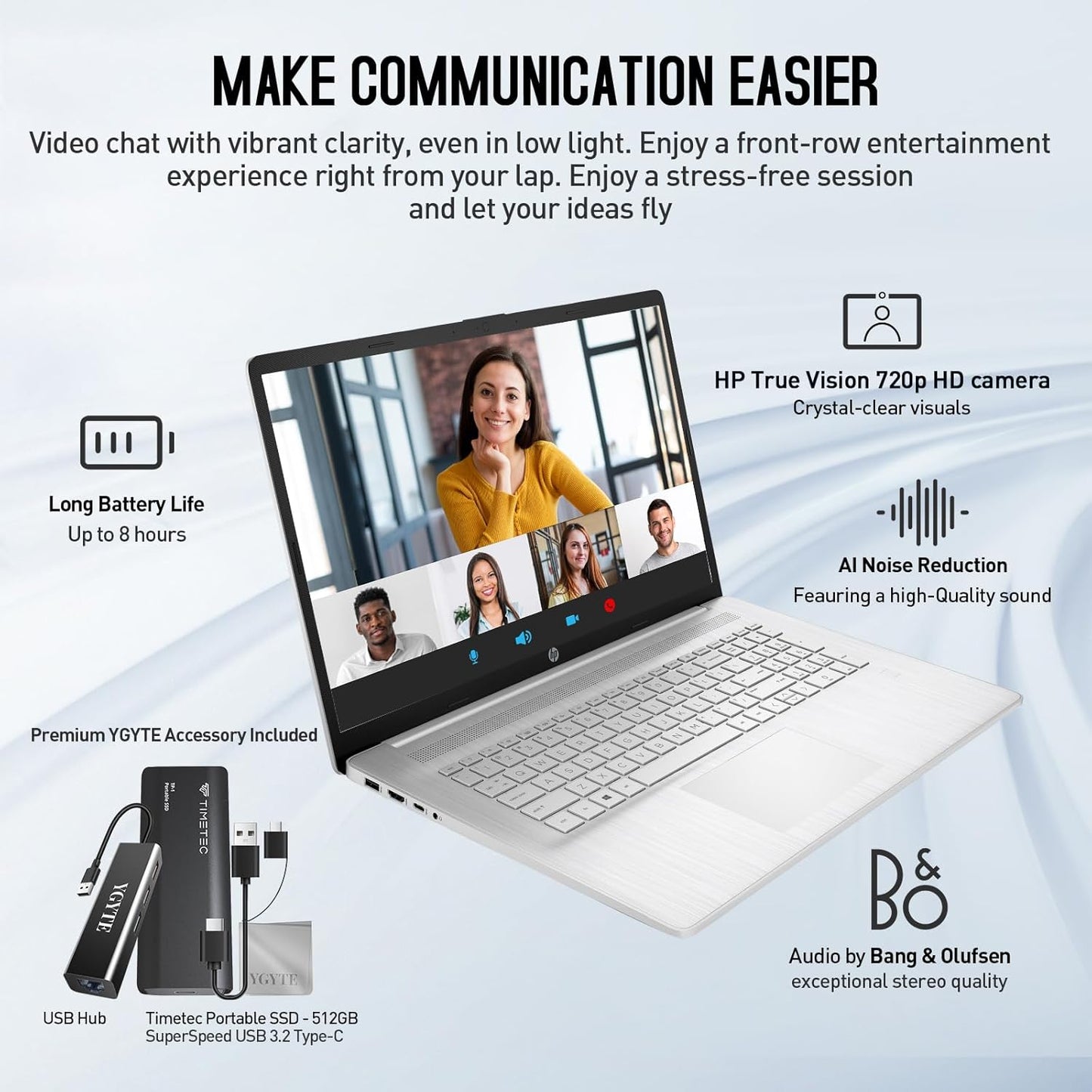 HP 1355U 17" Touchscreen Laptop: i7, 64GB RAM, 2.5TB SSD