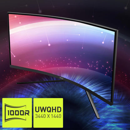 MSI MAG345CQR 34" UWQHD 180Hz Curved Monitor