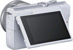 Canon EOS M200 (White) Mirrorless Camera Bundle (Renewed)