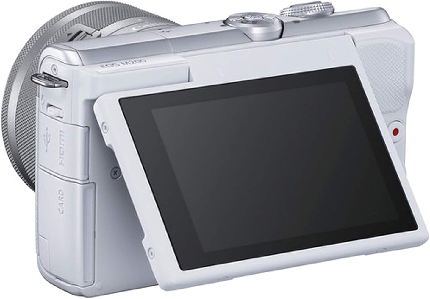 Canon EOS M200 (White) Mirrorless Camera Bundle (Renewed)