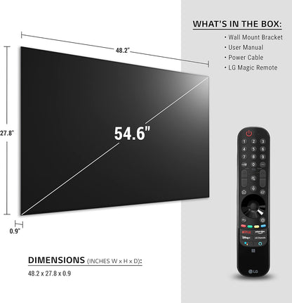 LG OLED55G1PUA 55" 4K Smart OLED evo TV (Renewed)