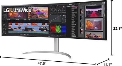 LG 49WQ95C-W 49" UltraWide DQHD Curved Monitor