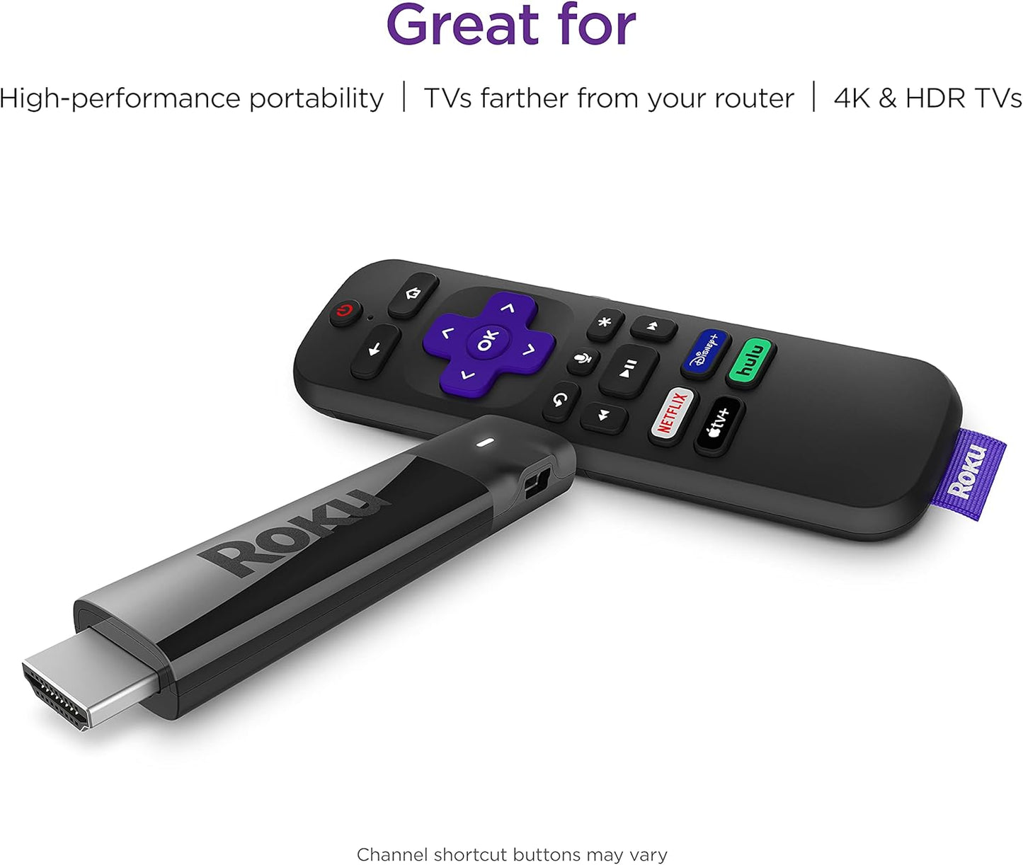 Roku 3810R Streaming Stick+ 4K HDR