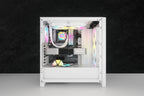 Corsair iCUE 4000D RGB Airflow: White Mid-Tower Case, 3x AF120 RGB Fans