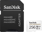 SanDisk SDSQQNR-256G 256GB High Endurance microSDXC Card