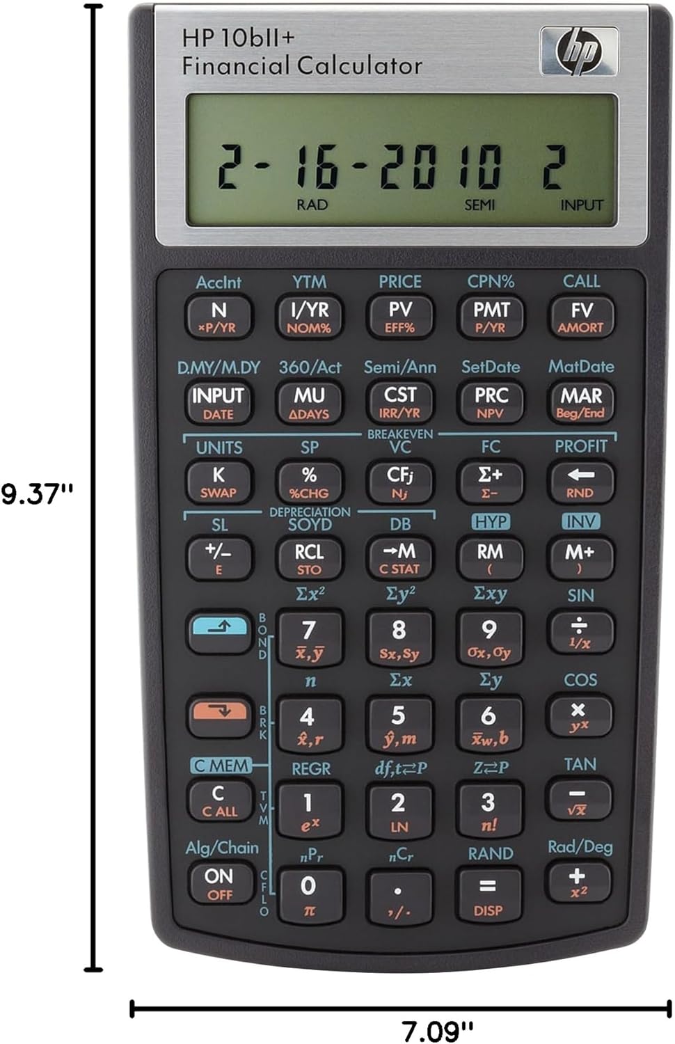 HP B17 10bII+ Financial Calculator