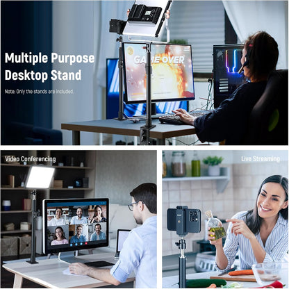 Neewer Camera Desk Mount C-Clamp Adjustable Light Stand