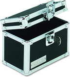 Vaultz VZ01169 Locking Index Card File - 3x5, Black