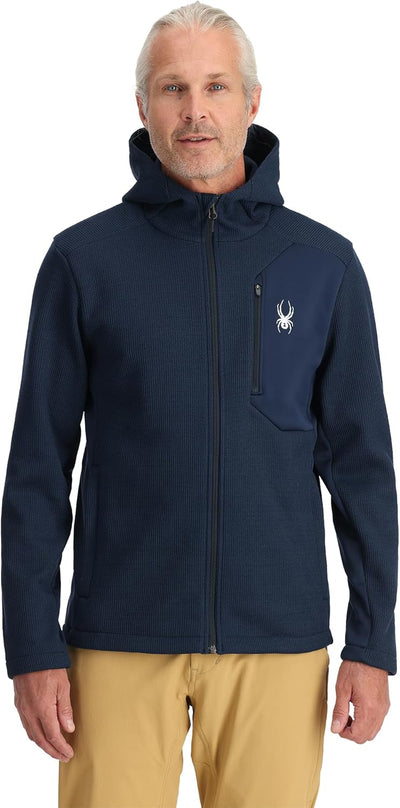 Spyder Bandit Hooded Zip Men's Ski Mid-Layer Jacket
